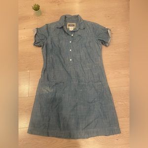 Patagonia Denim Short Sleeve Dress